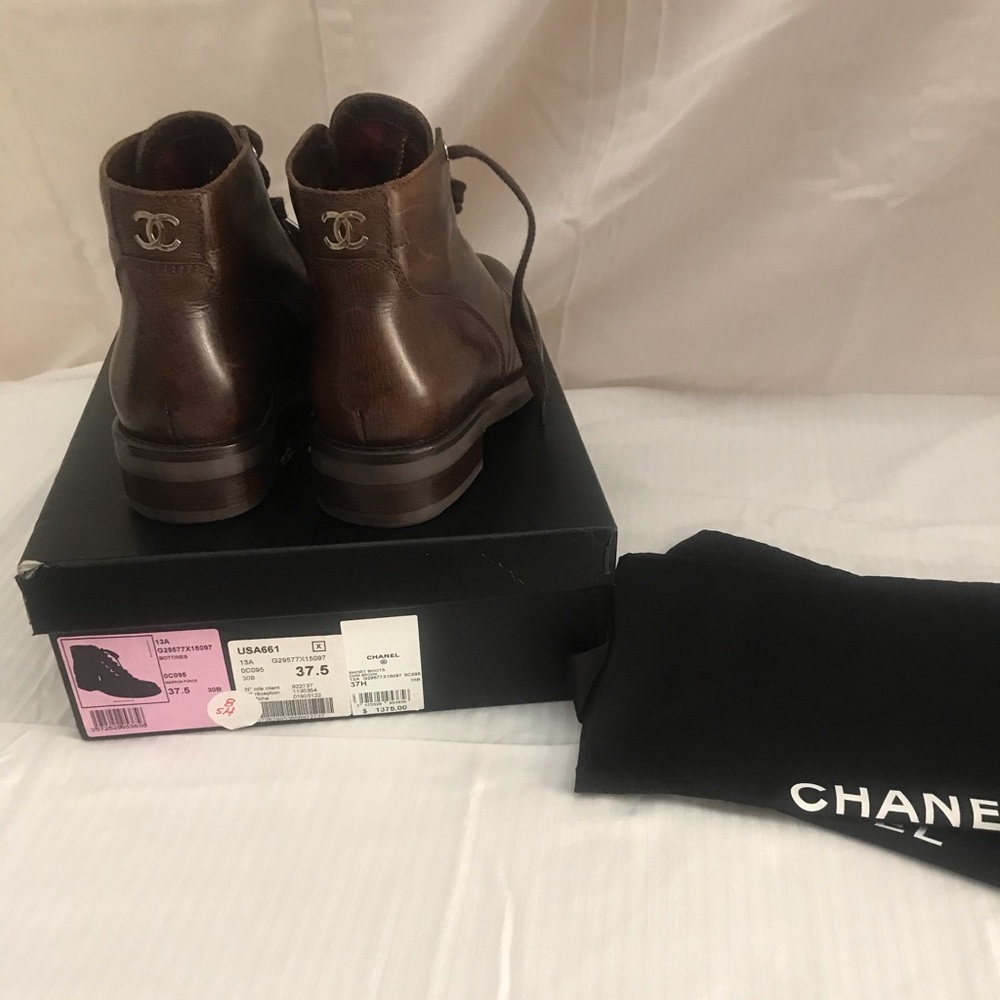 Authentic Chanel Short Boots